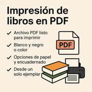 Impresión de libros en PDF