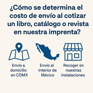 costo de envío impresión México