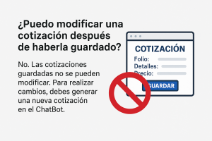 modificar cotización imprenta