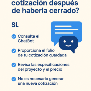 reabrir cotización imprenta