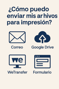 enviar archivos para impresión