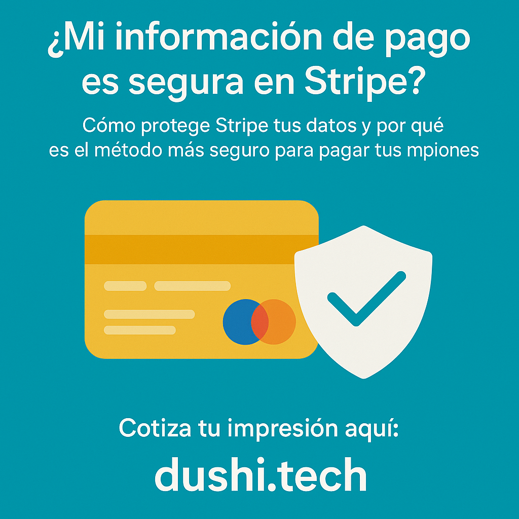 ¿Mi información de pago es segura en Stripe? | Seguridad Dushi
