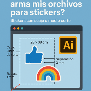 Cómo armar mis archivos para stickers | Guía profesional
